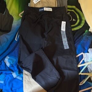Two pairs Old Navy Kids Charcoal & Tan Joggers